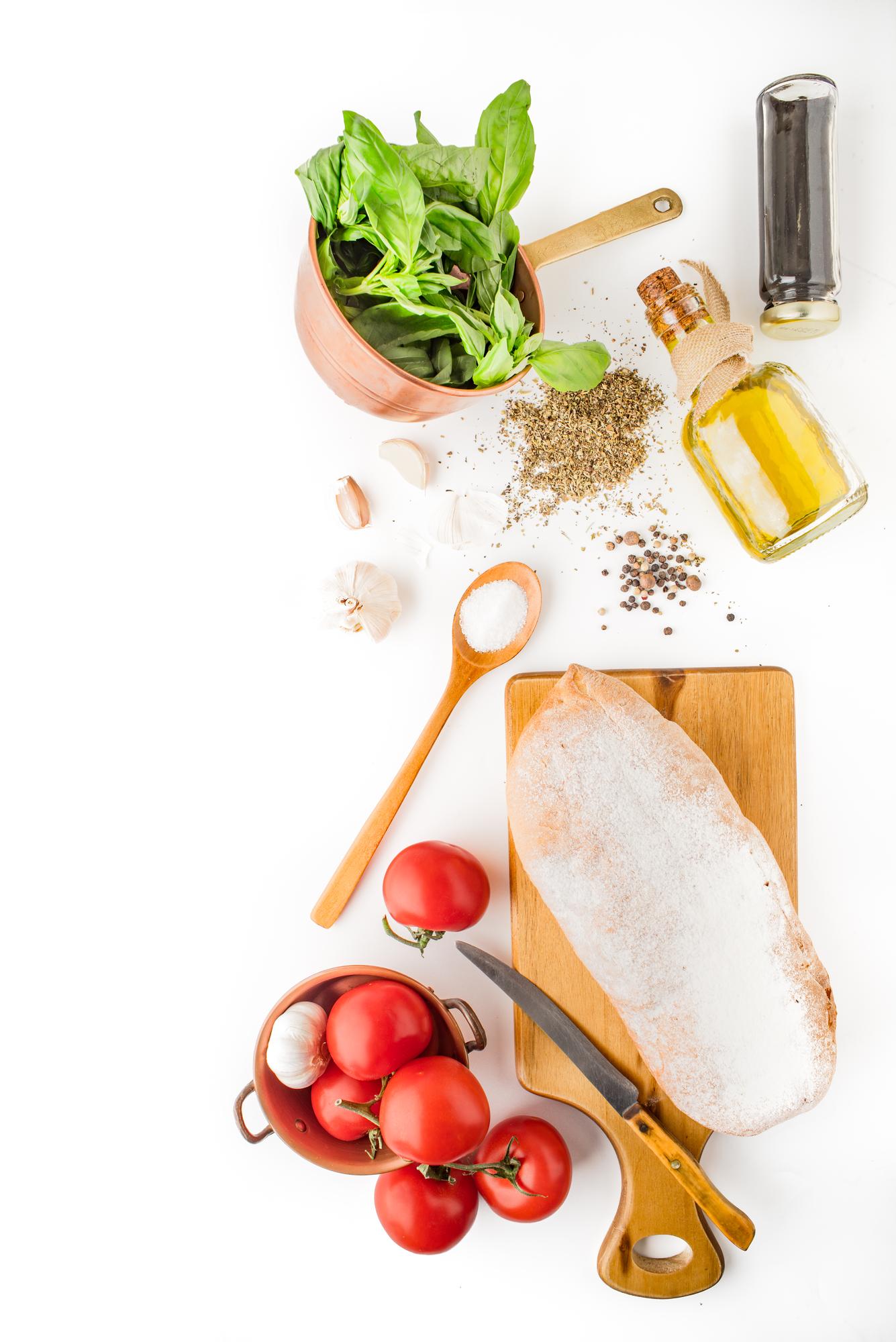 Dettaglio di ingredienti selezionati